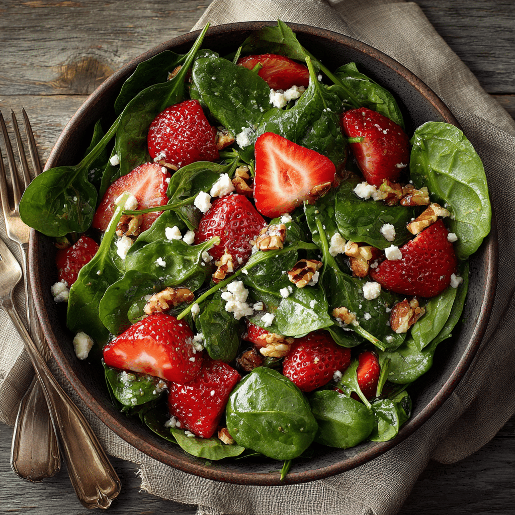 Strawberry Spinach Celebration Salad Recipe - Recipe Image