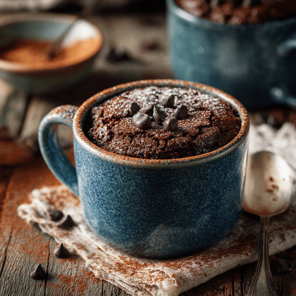 Chocolate Mug Cake (5-Minute Dessert) Recipe - Recipe Image