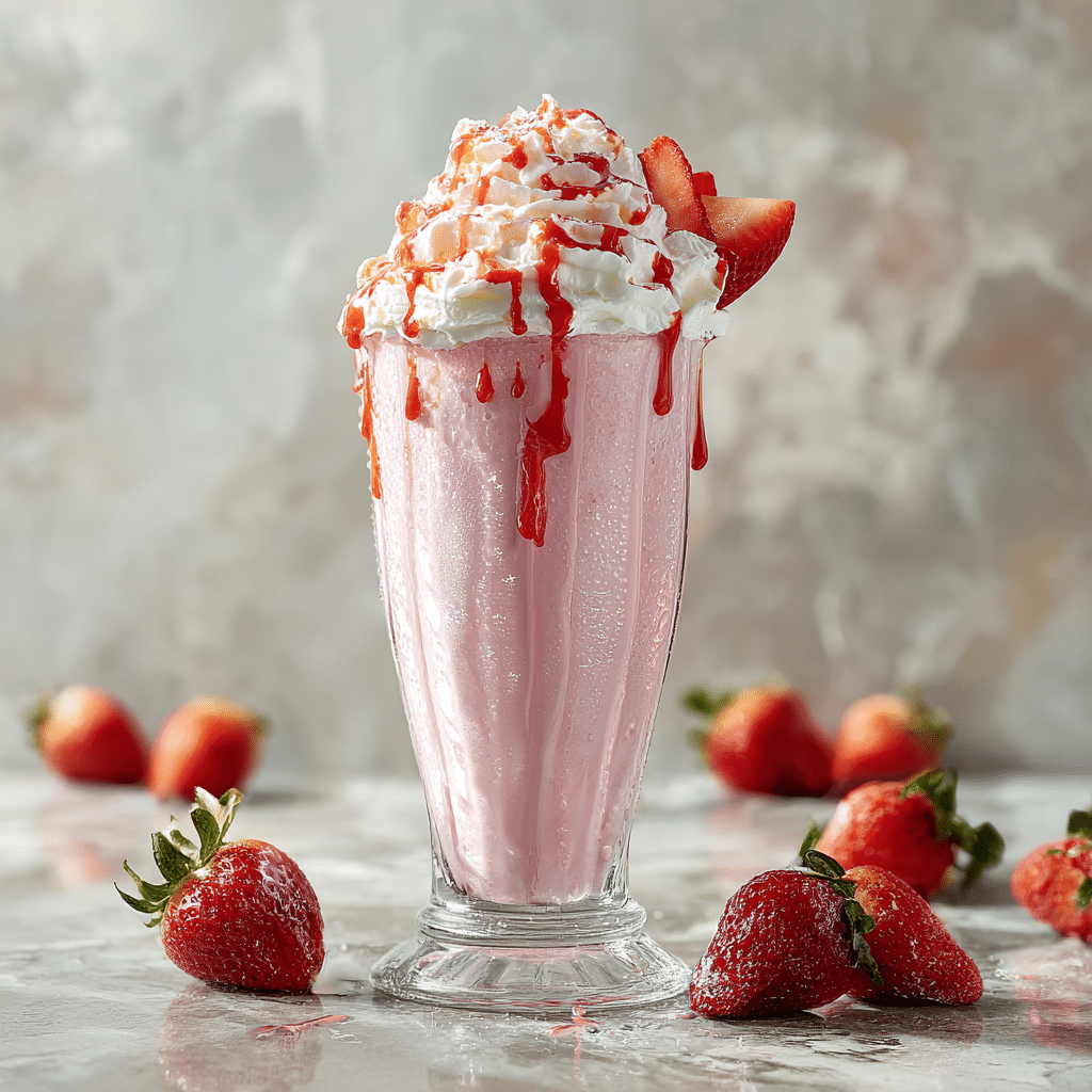 Strawberry Milkshake Recipe - Recipe Image