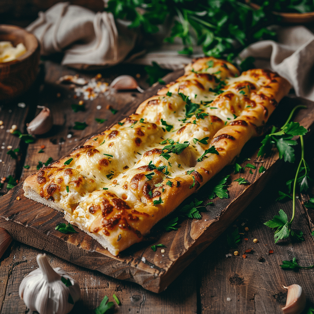 Cheesy Garlic Breadsticks Recipe - Recipe Image