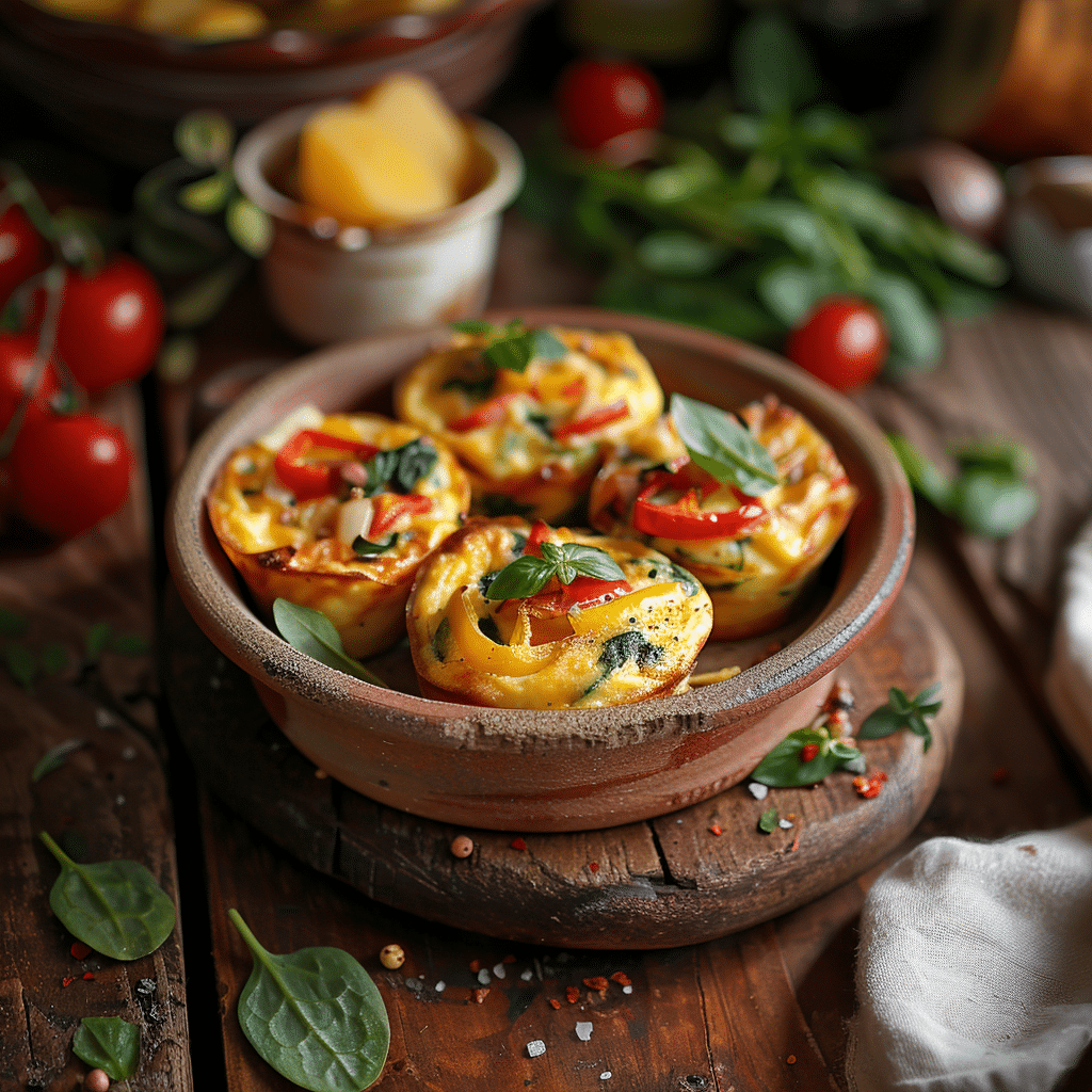 Mini Veggie Frittata Recipe - Recipe Image