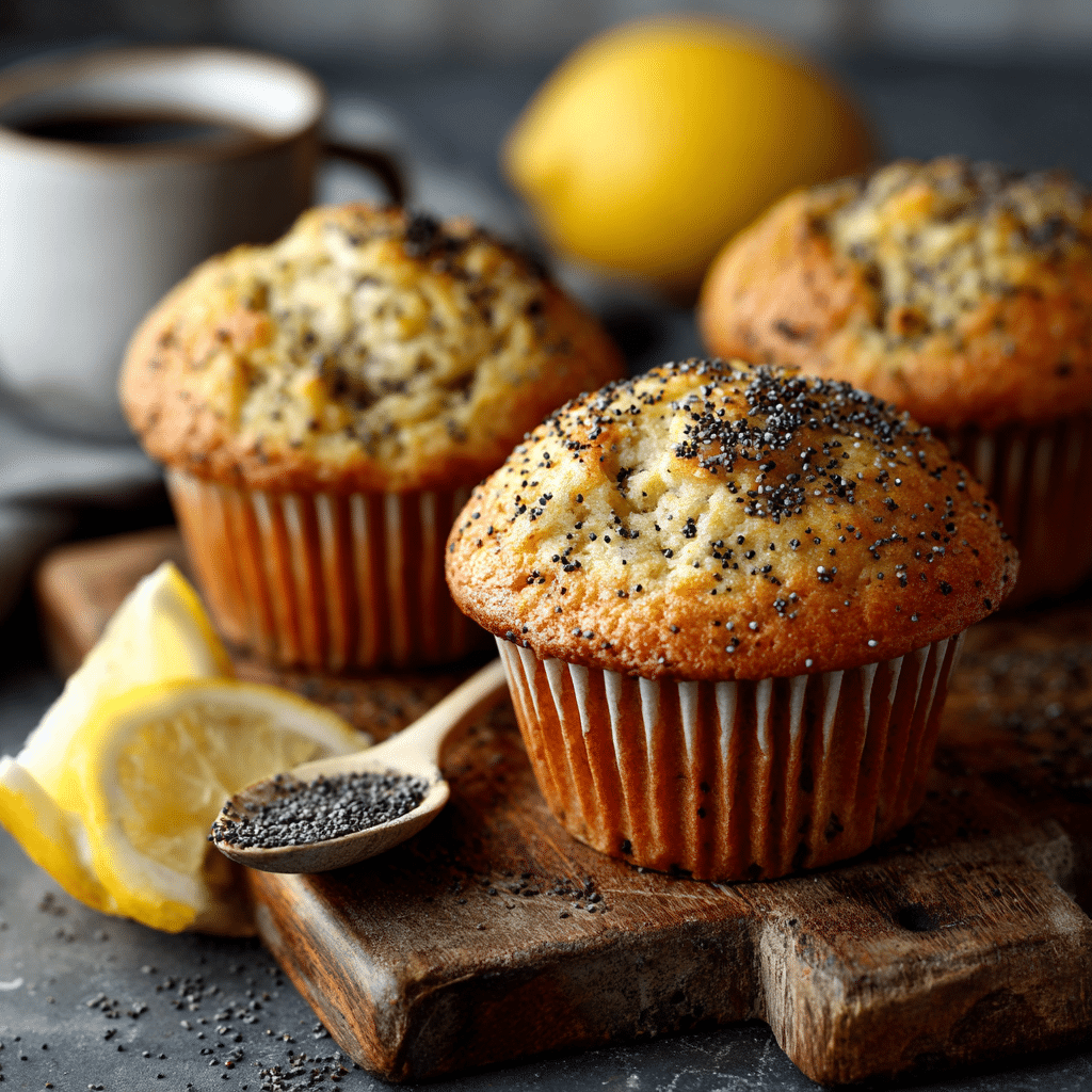 Lemon Poppy Seed Muffins Recipe - Recipe Image
