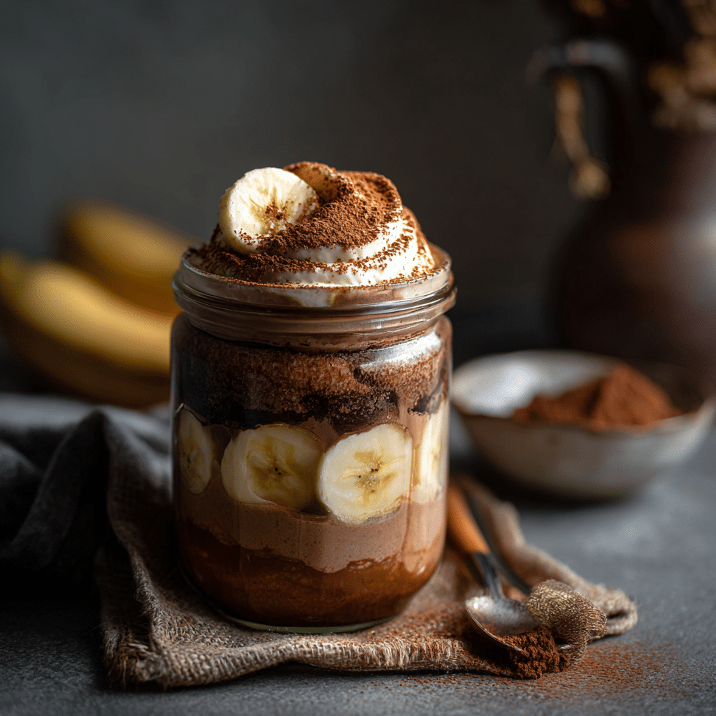 Chocolate Banana Yogurt Dessert Recipe - Recipe Image