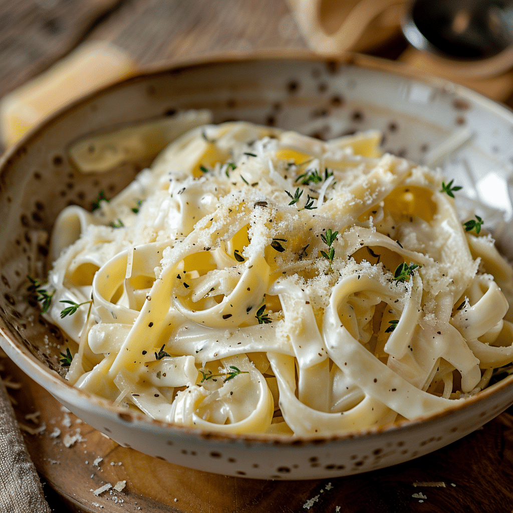 Creamy Garlic Pasta Recipe - Recipe Image