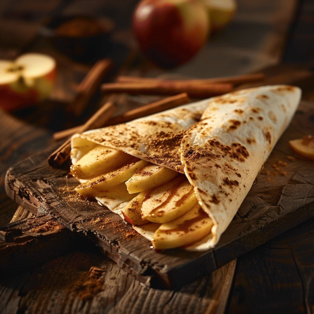 Apple Cinnamon Wrap Recipe - Recipe Image