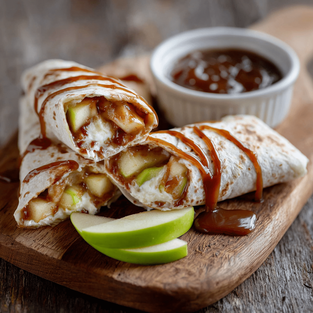Caramel Apple Wraps Recipe - Recipe Image