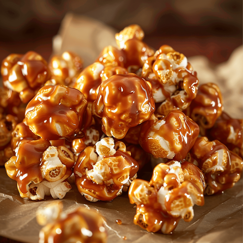 Caramel Popcorn Bites - Recipe Image
