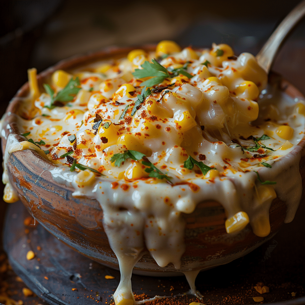 Spicy Cheese Corn - Recipe Image