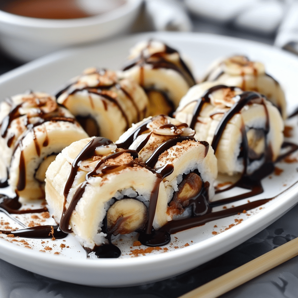 Nutella Banana Sushi Recipe - Recipe Image