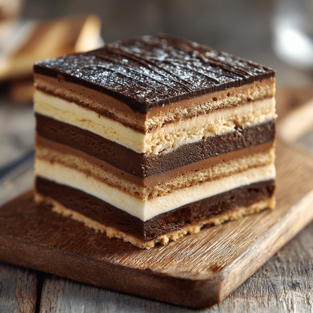 Chocolate Biscuit Icebox Cake Recipe - Recipe Image