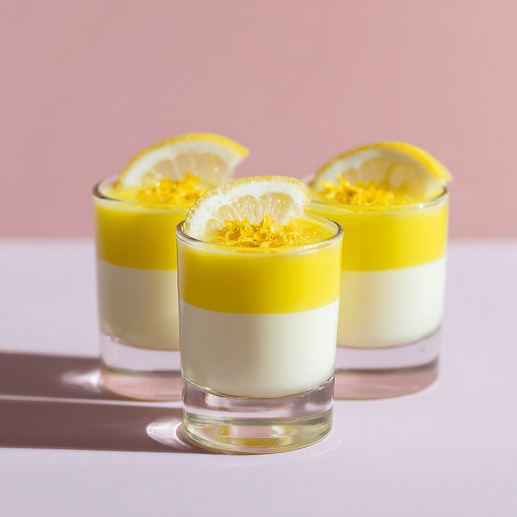 Lemon Cream Dessert Shots Recipe - Recipe Image