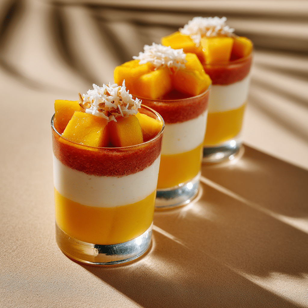 Mango Coconut Dessert Cups Recipe - Recipe Image