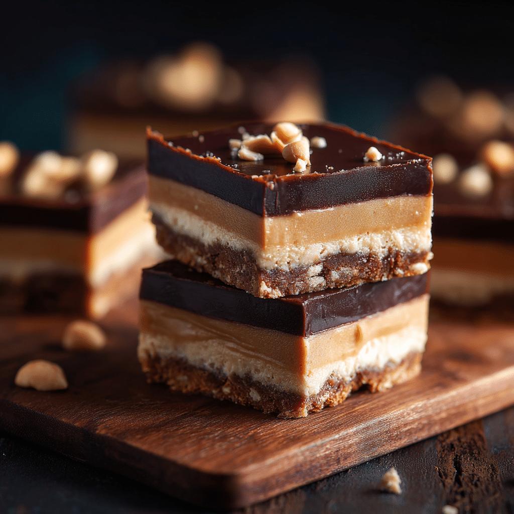 Peanut Butter Chocolate Bars Recipe - Recipe Image