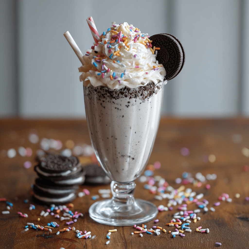 Oreo Milkshake Recipe - Recipe Image
