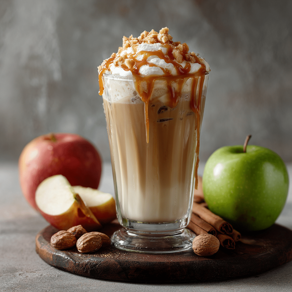 Caramel Apple Iced Latte: Sweet & Cozy Recipe - Recipe Image