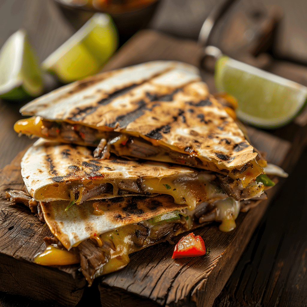 Beef and Cheese Quesadillas Recipe - Recipe Image