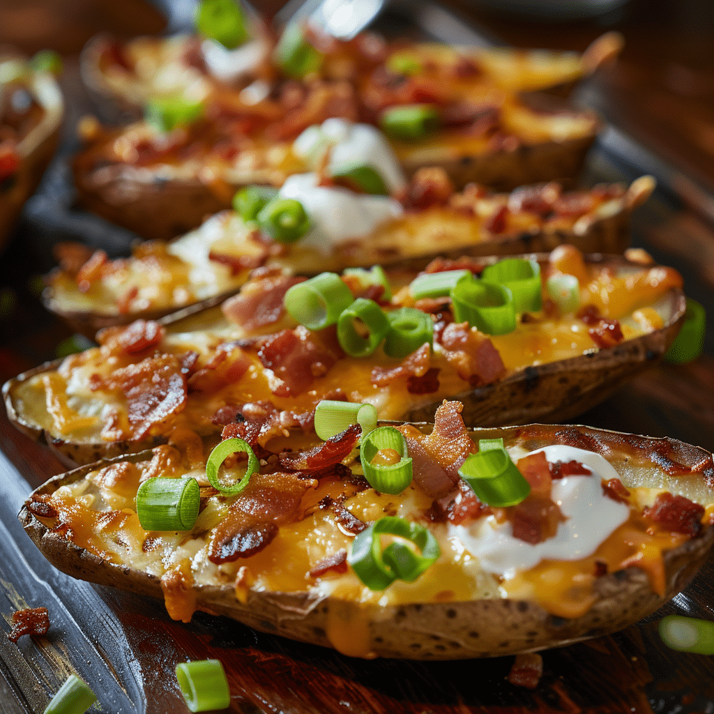 Loaded Potato Skins Recipe - Recipe Image
