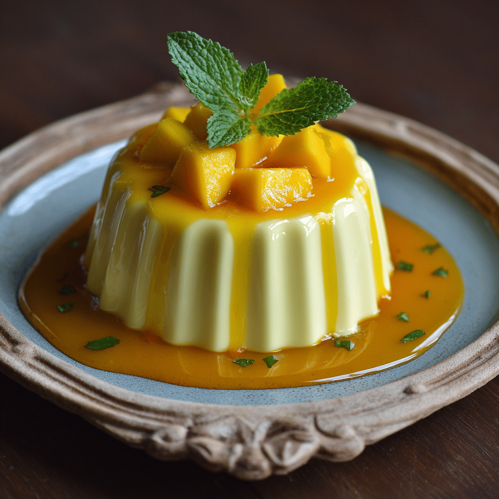 Mango Panna Cotta Recipe - Recipe Image