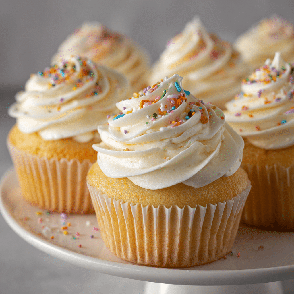 Classic Vanilla Cupcakes Recipe - Recipe Image