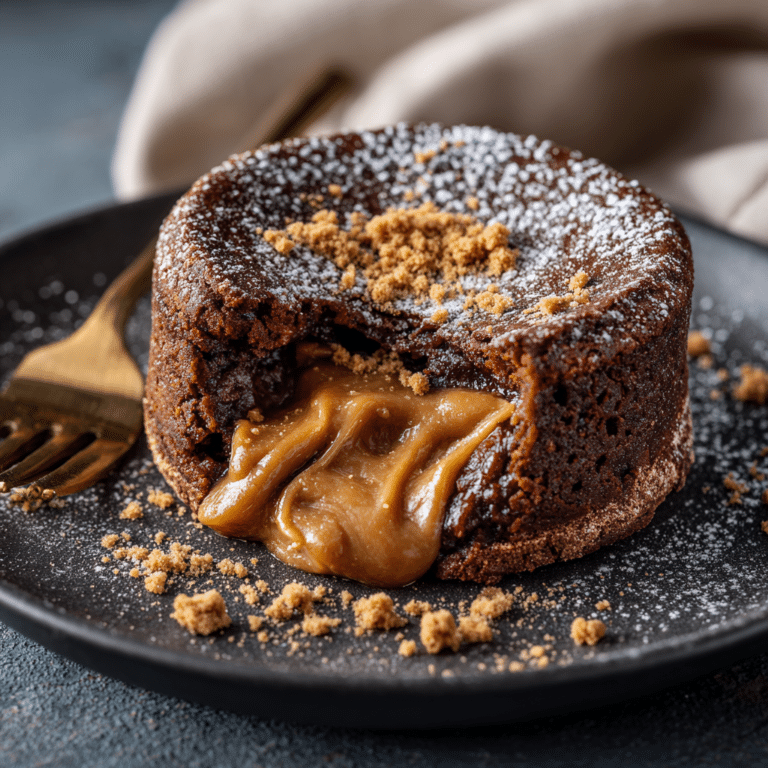 Lotus Biscoff Lava Cake Recipe