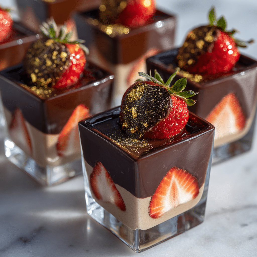 Chocolate Strawberry Dubai Cups Recipe - Recipe Image