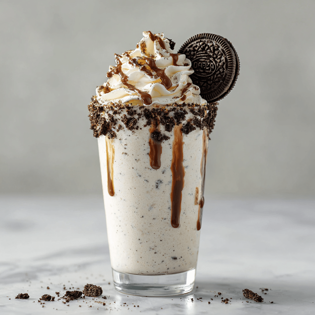 Oreo Milkshake Deluxe Recipe - Recipe Image