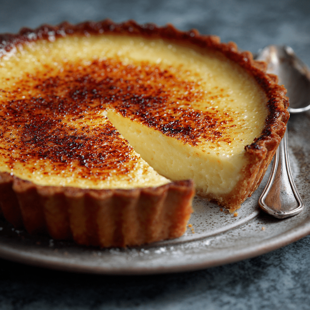 Vanilla Custard Tart Recipe - Recipe Image