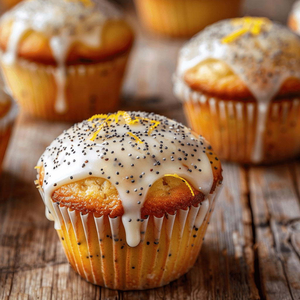 Lemon Poppy Seed Muffins Recipe - Recipe Image