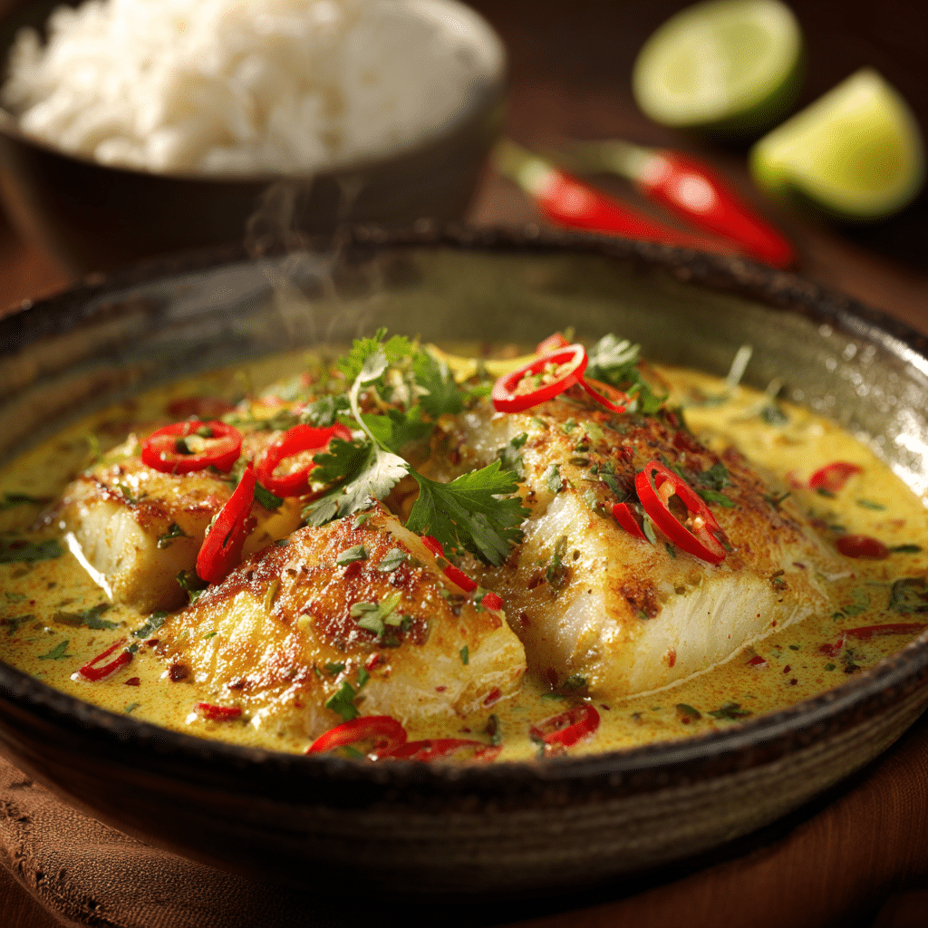 Coconut Curry Fish Recipe - Recipe Image