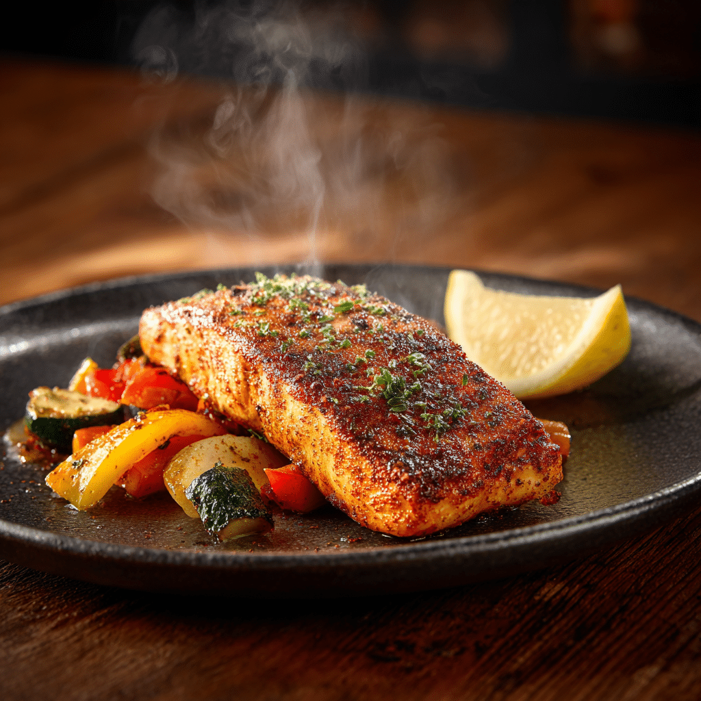 Spicy Cajun Salmon Recipe - Recipe Image