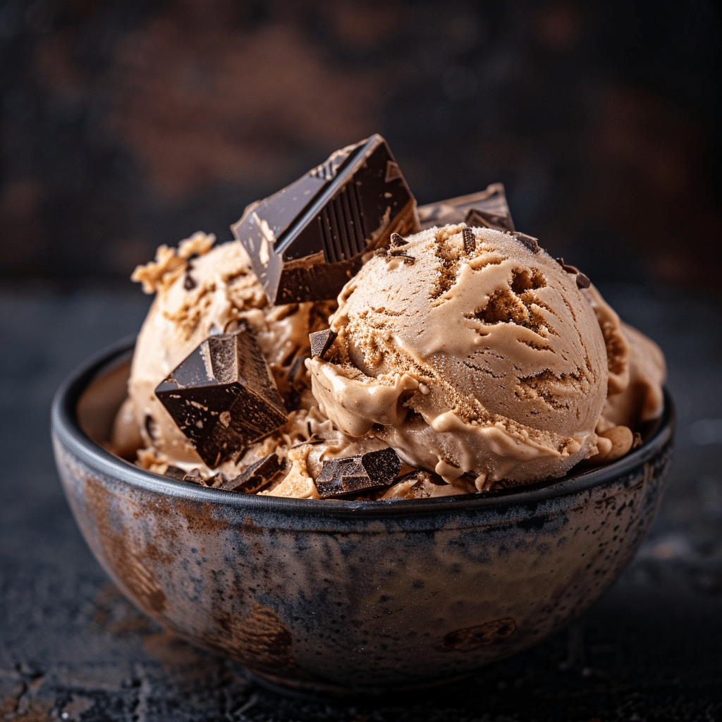 Peanut Butter Chocolate Ice Cream - Recipe Image