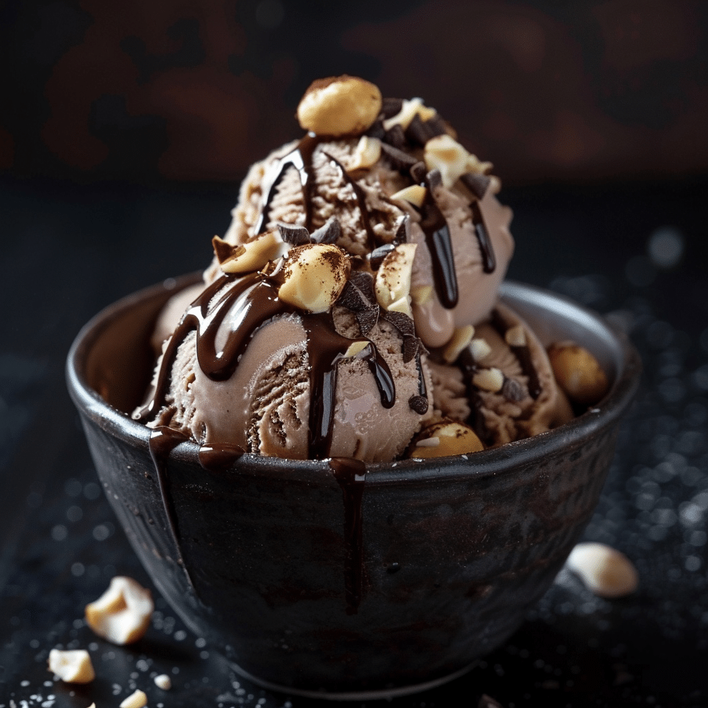 Chocolate Hazelnut Ice Cream Bowl Recipe - Recipe Image