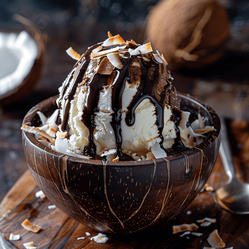 Chocolate Coconut Dessert Bowl Recipe - Recipe Image