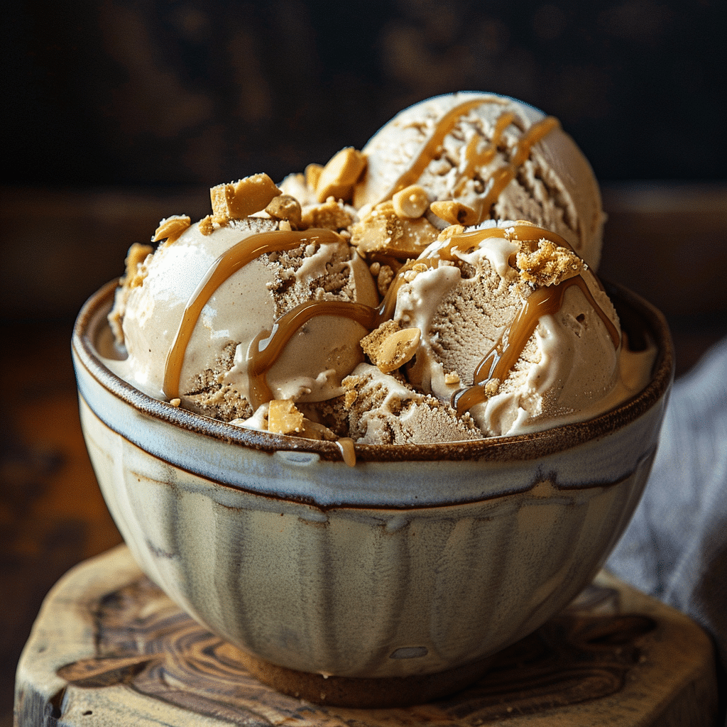 Peanut Butter Cookie Ice Cream Recipe - Recipe Image