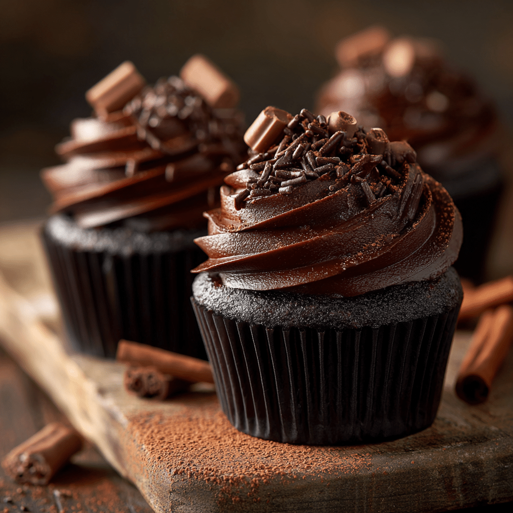 Chocolate Celebration Cupcakes Recipe - Recipe Image