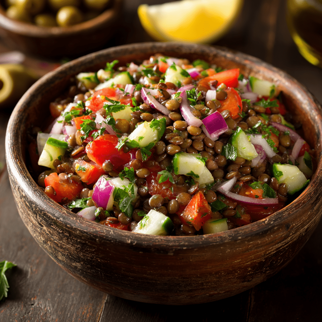 Mediterranean Lentil Salad Recipe - Recipe Image