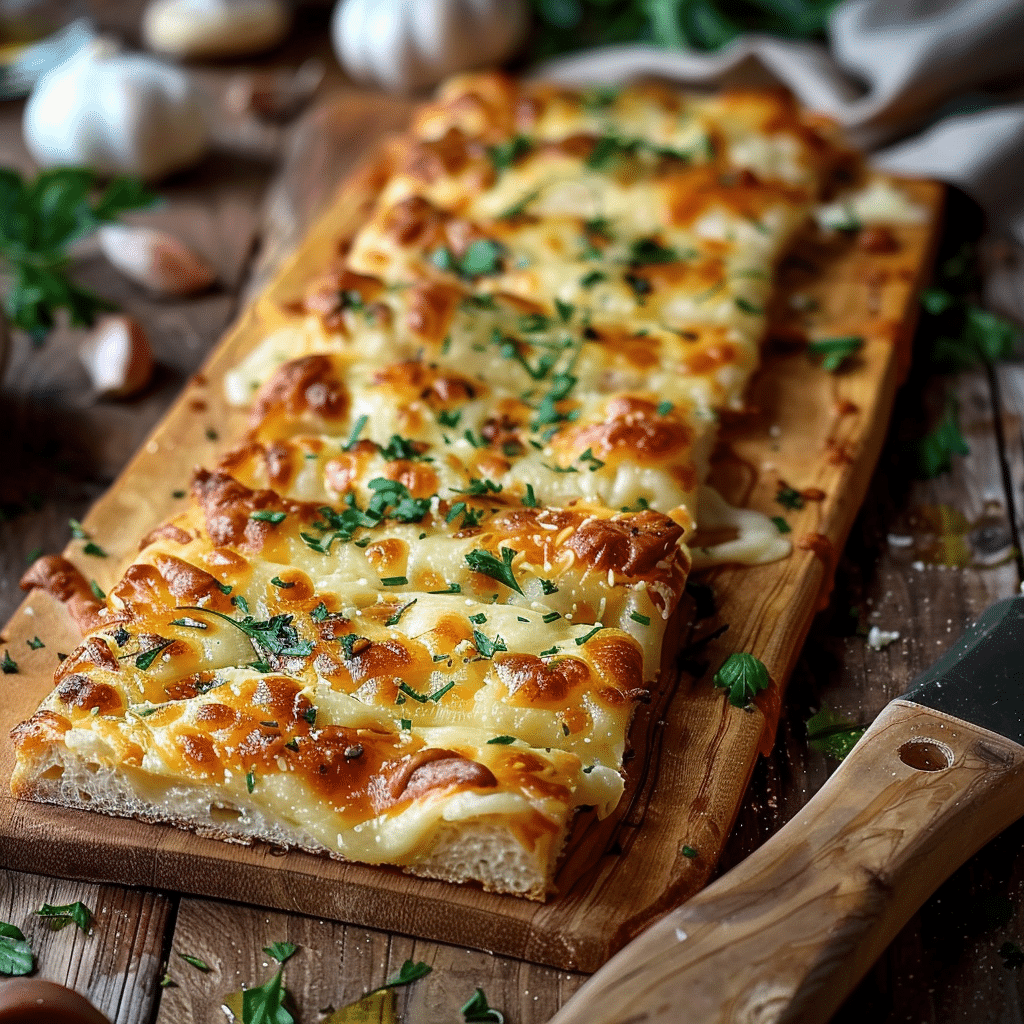 Cheesy Garlic Breadsticks Recipe - Recipe Image