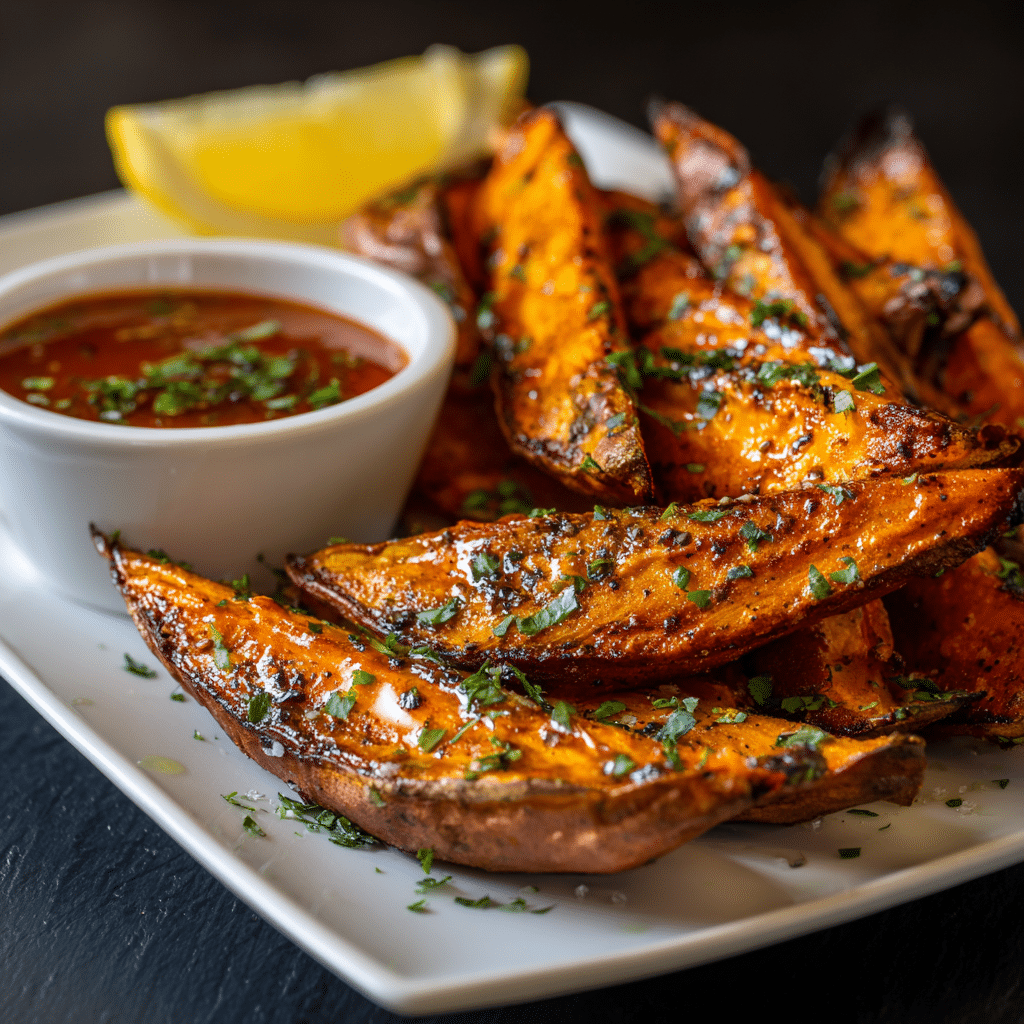 Roasted Sweet Potato Wedges Recipe - Recipe Image