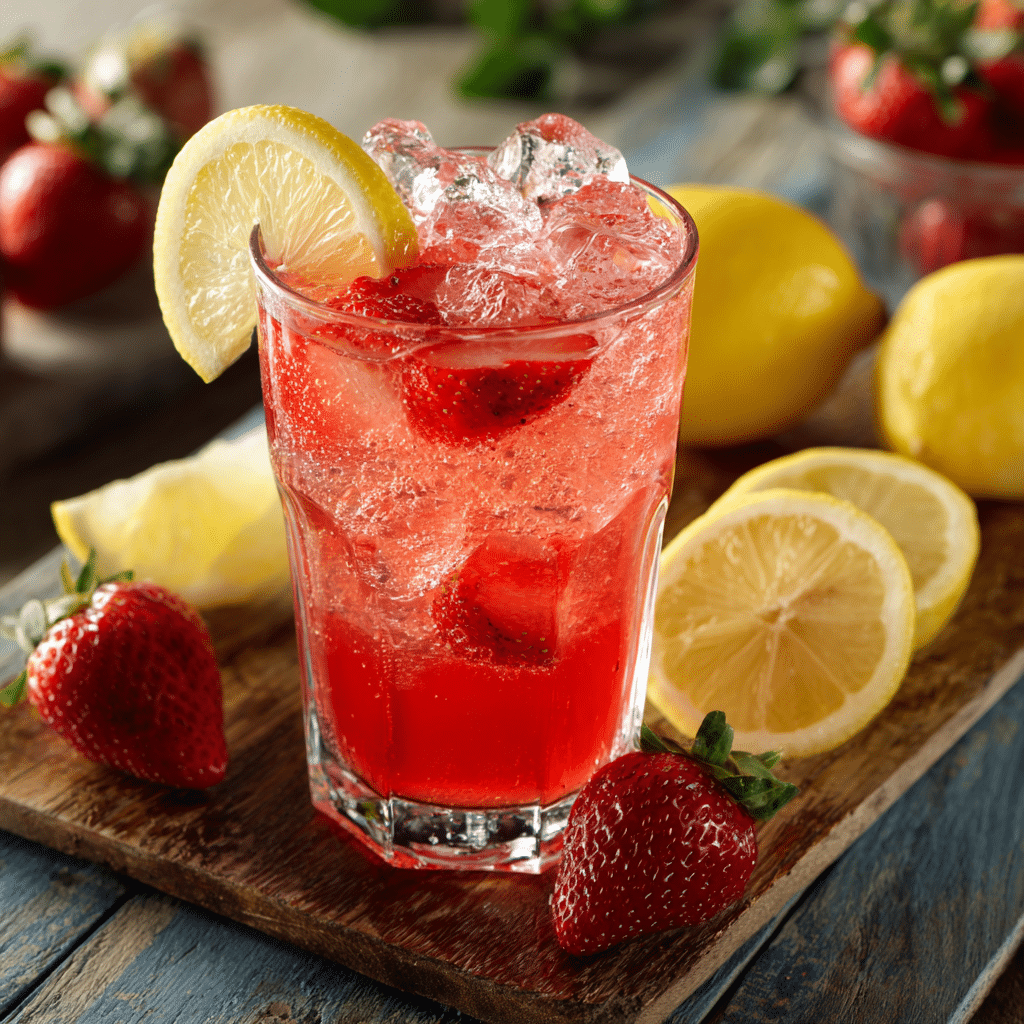 Strawberry Lemonade Recipe - Recipe Image