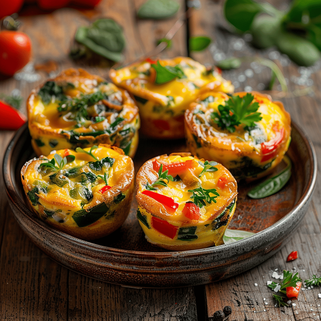 Mini Veggie Frittata Recipe - Recipe Image