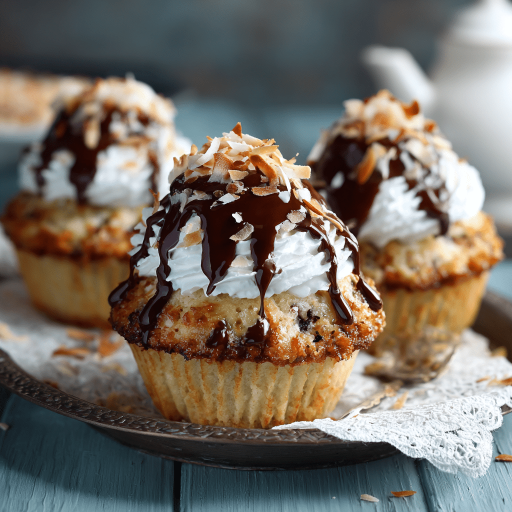 Almond Joy Cupcakes Recipe - Recipe Image