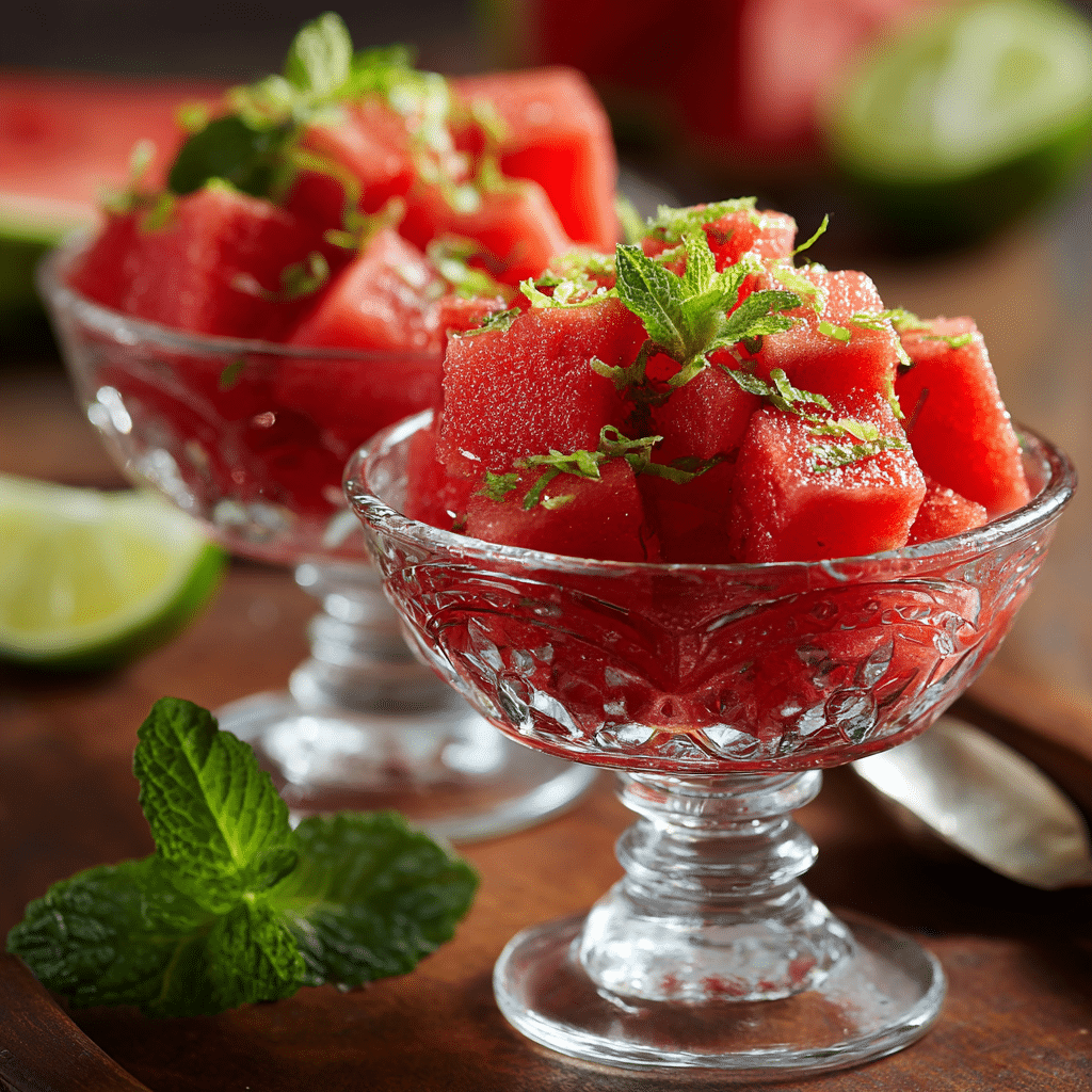 Watermelon Lime Dessert Recipe - Recipe Image
