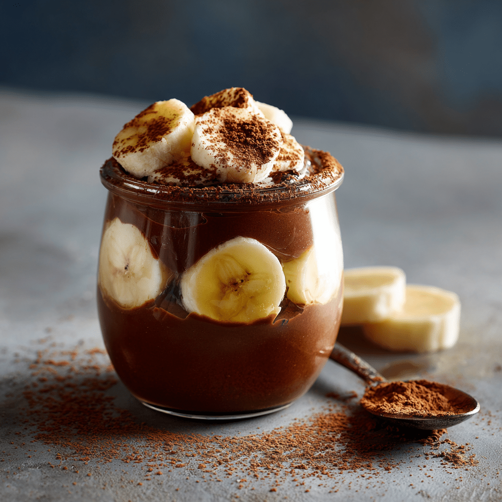 Chocolate Banana Yogurt Dessert Recipe - Recipe Image