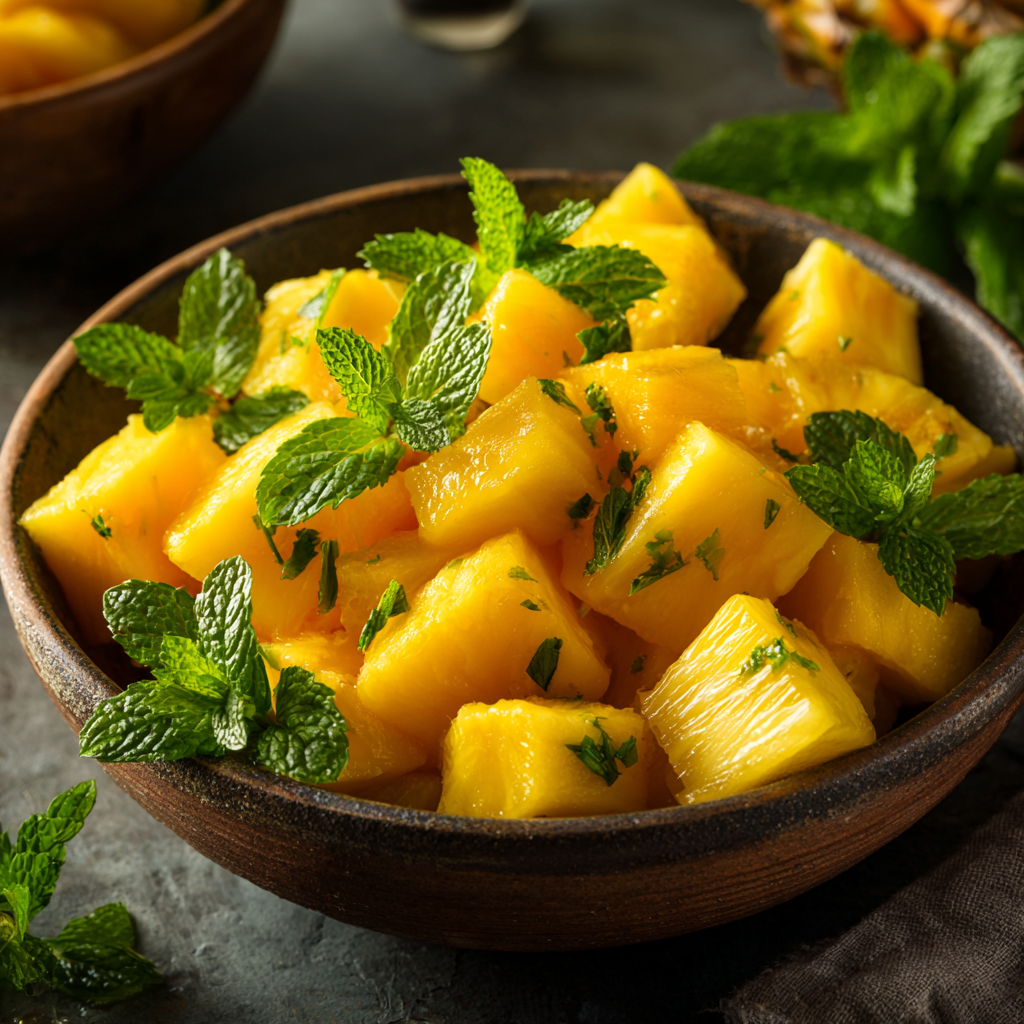 Mango Pineapple Fruit Salad Recipe - Recipe Image