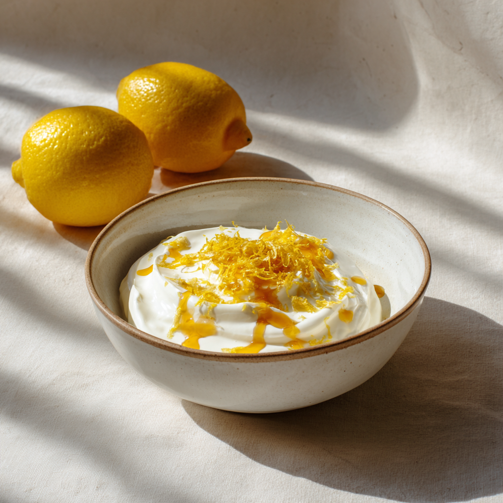 Honey Lemon Yogurt Recipe - Recipe Image