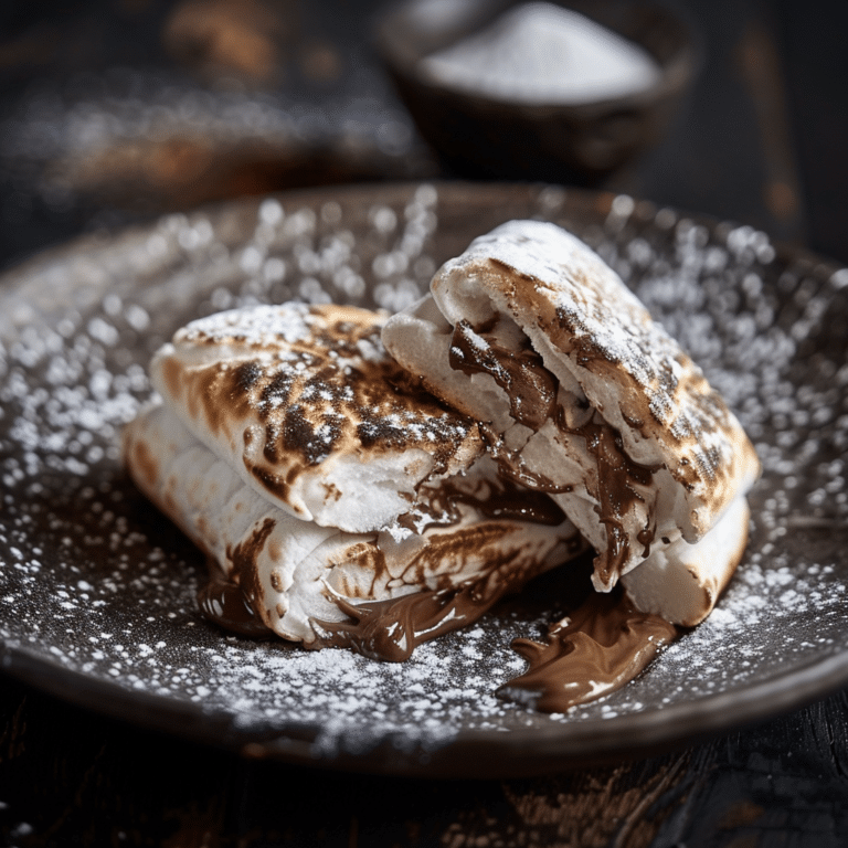 Nutella Marshmallow Wrap Recipe