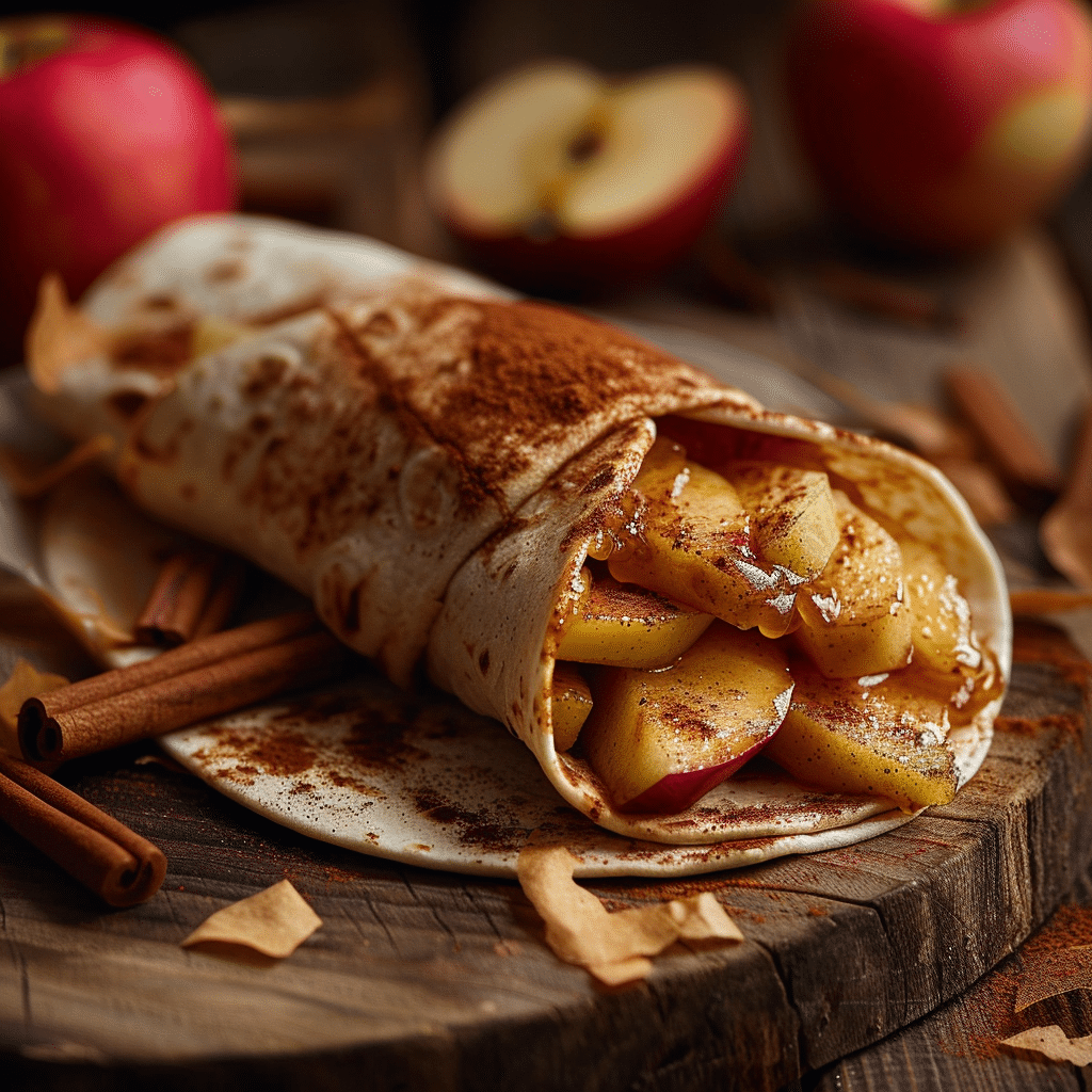 Apple Cinnamon Wrap Recipe - Recipe Image