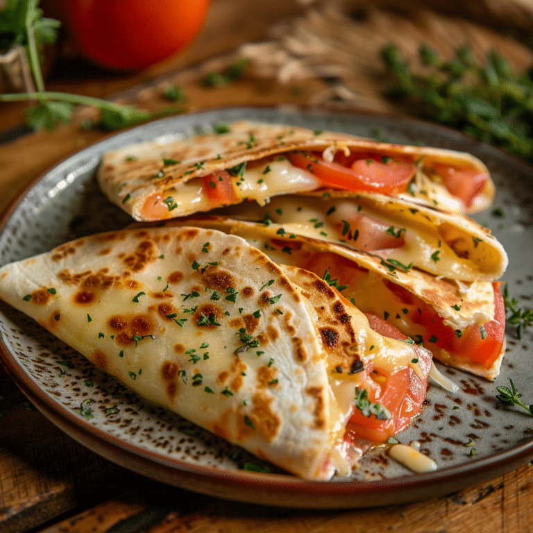 Cheese & Tomato Quesadilla Recipe