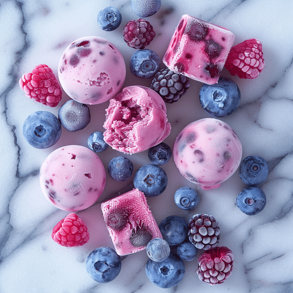 Frozen Yogurt Berry Bites
 - Recipe Image