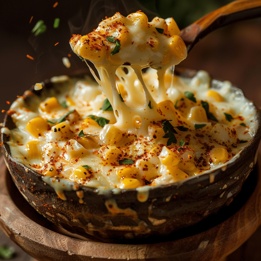 Spicy Cheese Corn - Recipe Image